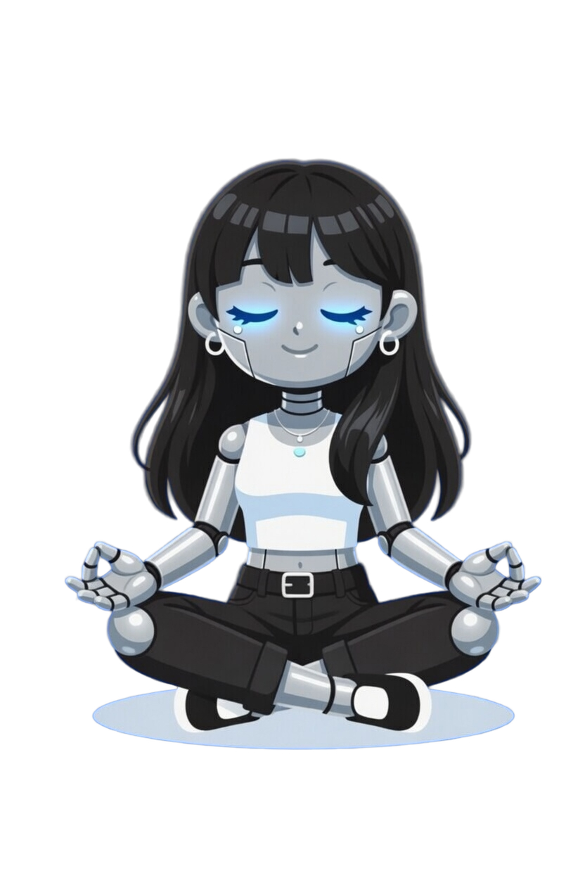 Jackie meditating